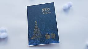 Papiernictvo - Pozdrav - Christmas "Darčeky pod stromčekom" - 11412322_