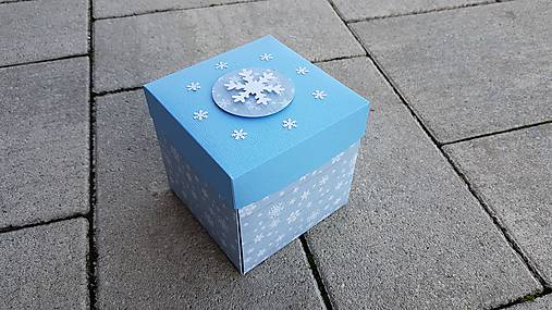 Krabička - Christmas "Biele vločky"