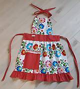 Detský textil - Zásterka pre malú kuchárku - 11412602_