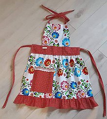 Detský textil - Zásterka pre malú kuchárku - 11412602_