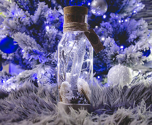 Svietidlá - Lampa "Zimná rozprávka" - 11418592_