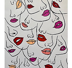 Obrazy - Lips over lips - 11421065_