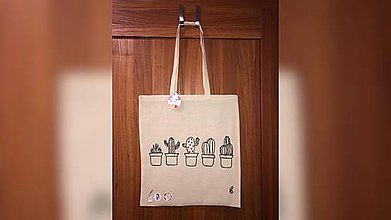 Nákupné tašky - ♥ Plátená, ručne maľovaná taška ♥ (KR4) - 11420414_