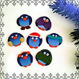 Dekorácie - FIMO vianočné ozdoby na stromček - tučniaci - 11420212_