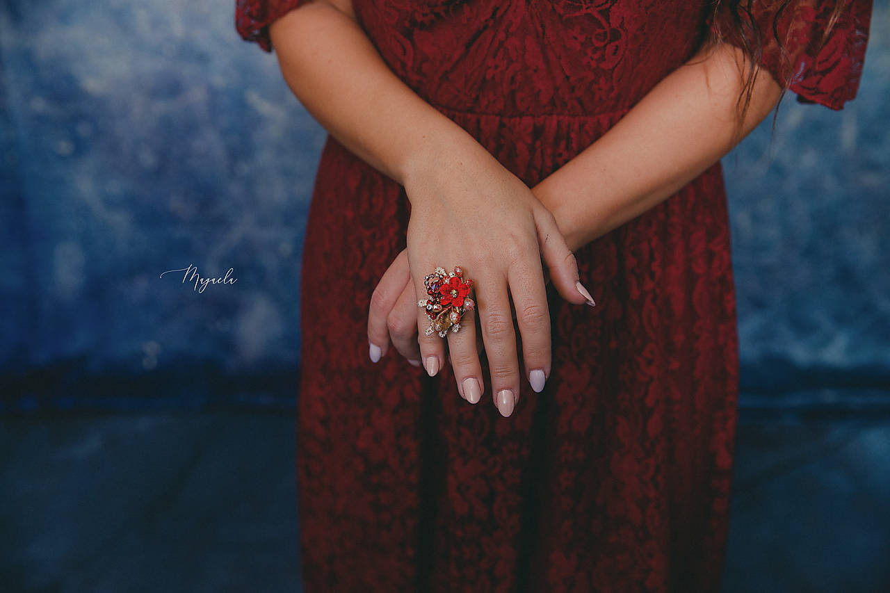 Kvetinový prstienok "zatancuj si so mnou" - výpredaj z 10€