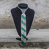 Pánske doplnky - Fírnenova kravata (zelená) - 11432146_