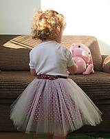 Detské oblečenie - detská tylová suknička Pomáda - 11434957_