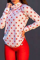 Šatky - Multifunkčná šatka Snehová vločka - 11434253_