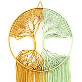 Dekorácie - Makramé dekorácia "Strom života" - 11438465_