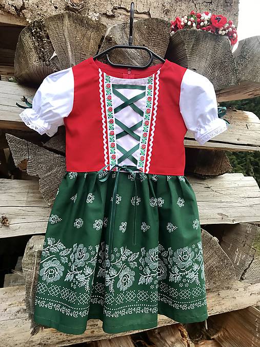 Detské folklórne šaty Agnesa