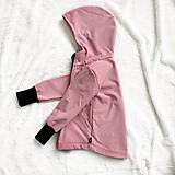 Detské oblečenie - Softshellová bunda staroružová - 11441445_