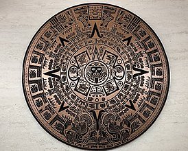 Dekorácie - Aztécky kalendár - 11441552_