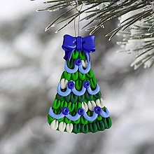Dekorácie - Vianočný stromček - vianočná dekorácia - 11440241_