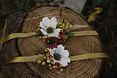 Náramky - Náramky pre družičky - anemone - 11442937_