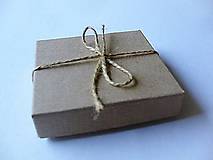 Obalový materiál - Eko krabička 15x15x3cm (krabička bez pečiatky - čistá) - 11443925_