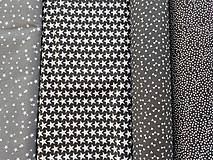 Textil - VLNIENKA DEKA a PRIKRÝVKA 100 % merino top super Black and White - 11443557_