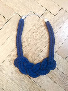 Náhrdelníky - Nekonečný náhrdelník  (Modrá) - 11443056_