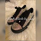Ponožky, pančuchy, obuv - Čierne tenisky pre pravú BLINK QUEEN - 11449932_