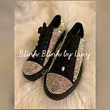 Ponožky, pančuchy, obuv - Čierne tenisky pre pravú BLINK QUEEN - 11449938_