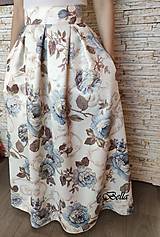 Kvetovaná dlhá sukňa