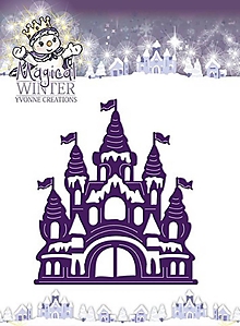 Nástroje - Yvonne Creations Magical winter - Castle - 35% ZĽAVA šablóna - 11449746_