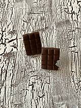 Náušnice - cokoladky napichovacky - 11449527_