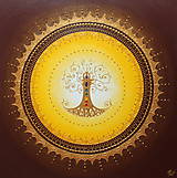 Obrazy - Mandala STROM ŽIVOTA (brown II.) 50 x 50 - 11452841_