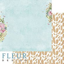 Papier - Fleur Design Breath of Spring - Espalier 12x12 inch scrapbook papier - 40% ZĽAVA - 11454075_