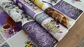Úžitkový textil - Stredový obrus jarné kvety - 11457964_