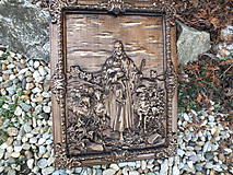 Obrazy - Ježiško s ovečkami - 11459820_