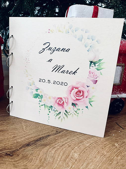 Papiernictvo - Kvetinová kniha hostí - 11460959_