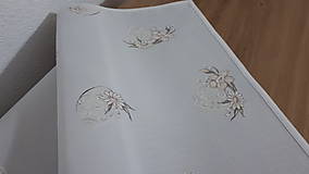 Úžitkový textil - Obrus... Easter flowers (60×60 cm biely lem) - 11469117_