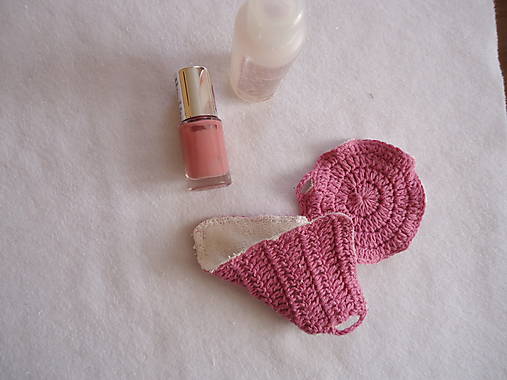 Úžitkový textil - 2 v 1 odličovací tampon 7 - 11470706_