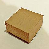 Obalový materiál - Eko krabička 4x4x2,2 cm - 11478094_