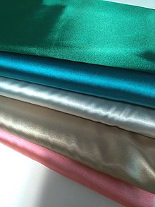 Textil - Satén elastický - 11476263_