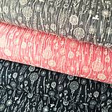Textil - dvojitý bavlnený mušelín Lúčne kvety, šírka 130 cm - 11479852_
