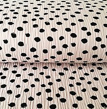 Textil - dvojitý mušelín Machuľky, 100 % bavlna Holandsko,šírka 130 cm (Ružová) - 11479902_
