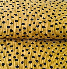 Textil - dvojitý mušelín Machuľky, 100 % bavlna Holandsko,šírka 130 cm (Žltá) - 11479907_