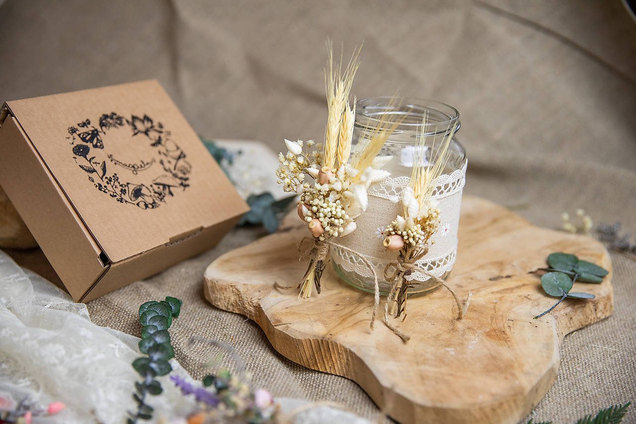 Set pierok pre ženícha a svedka "pieseň polí"