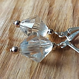 Náušnice - Náušničky akrylky  - nežné diamanty - 11489041_