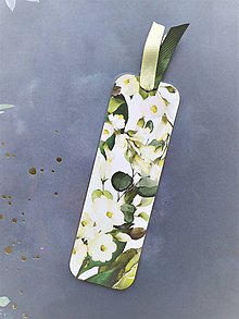 Papiernictvo - Záložky - laminované (kvety 6) - 11492388_