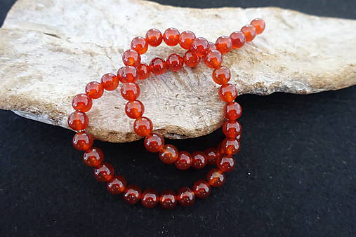 Minerály - Karneol 0 - 8mm (1 korálka) - 11494411_