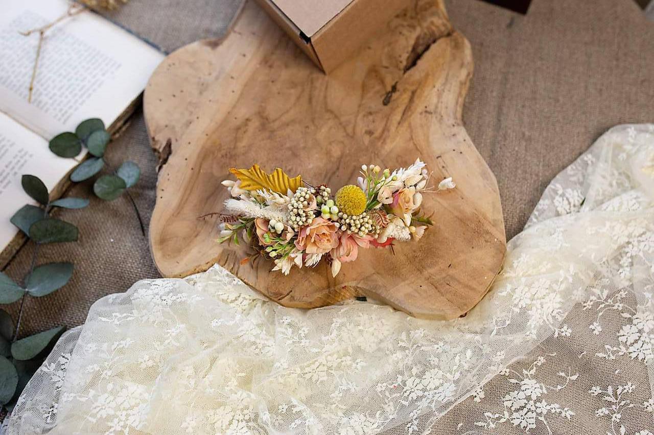 Kvetinový štvrťvenček "ranná hmla"