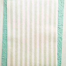 Papier - ryžový papier Bledozelené prúžky/podklad - 11503392_