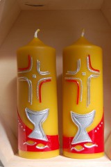 Svietidlá a sviečky - Oltárna sviečka z včelieho vosku 5. - 11507255_