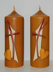 Svietidlá a sviečky - Oltárna sviečka z včelieho vosku 1. - 11507243_
