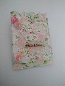 Papiernictvo - gratulačná svadobná pohľadnica - 11509324_