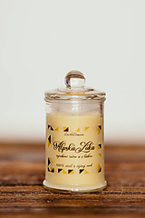 Vonná sviečka - 100 sójový + 100% včelí vosk - Alpská lúka