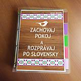Papiernictvo - Zachovaj pokoj a rozprávaj po slovensky - karisblok - 11509133_