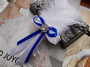 Svadobné pierka - svadobné pierko pre ženícha - 11512658_